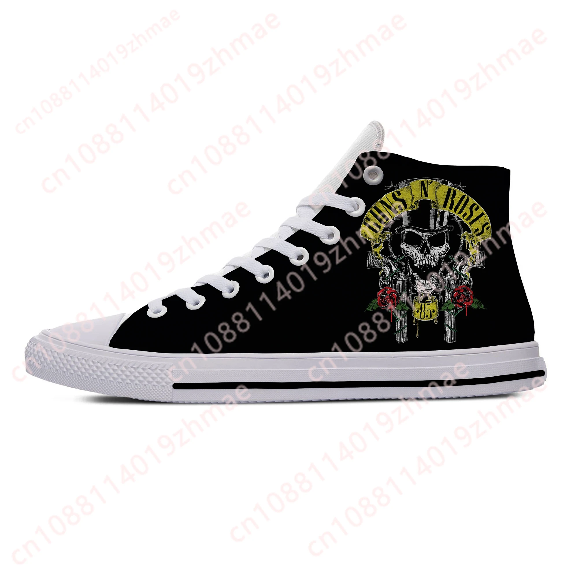 Women'S Fashion Gym Shoes - Hot 3D Guns N Rose Heavy
