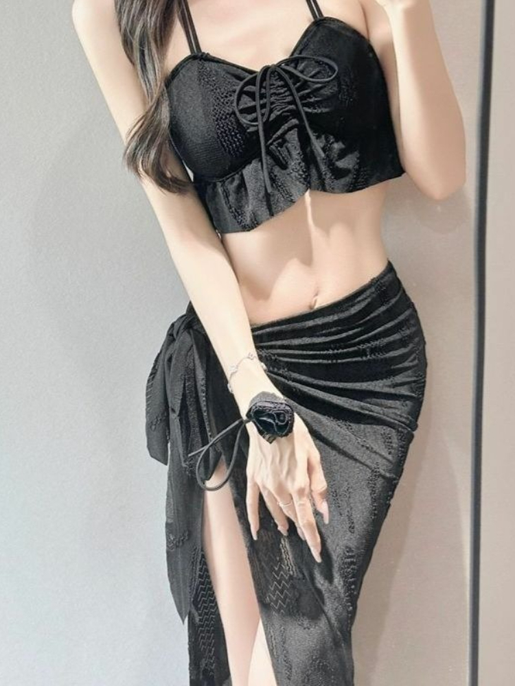 Women Fashion Style - Ladies Floral Two Piece Swimsuit Fashion