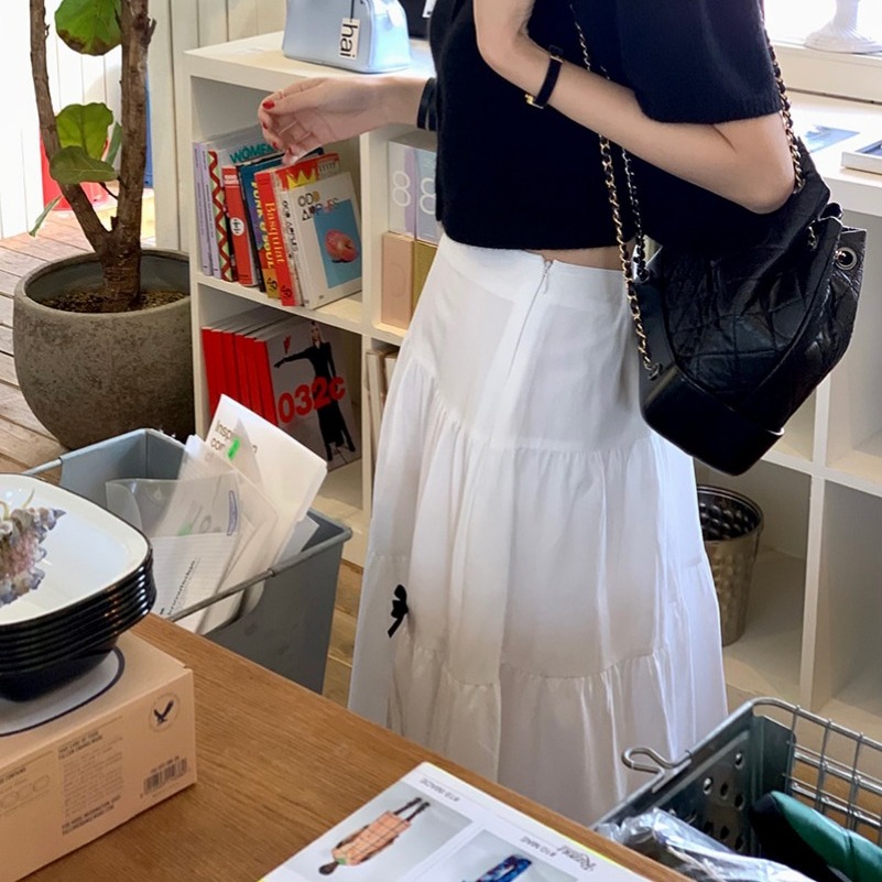 Knee-Length Silk Ribbon Half S - Women Fashion Online review and price