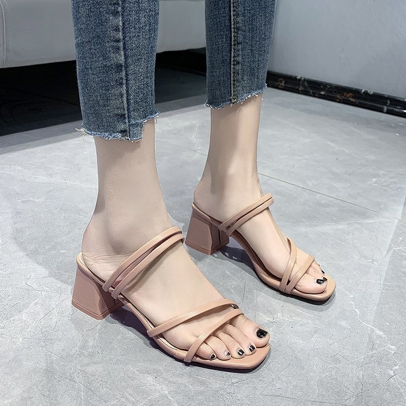 Plus Size Thick Heel Sandals W - Women Fashion Online review and price