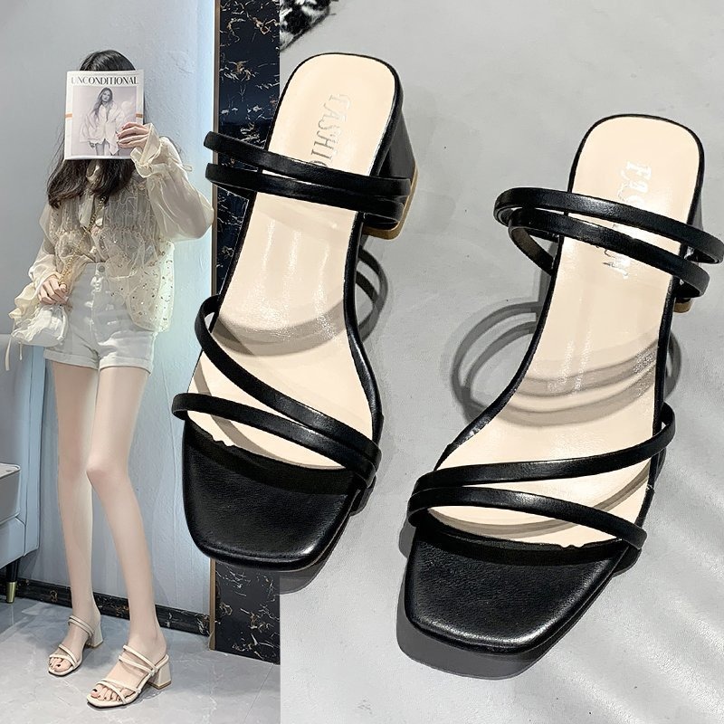 Plus Size Thick Heel Sandals W - Women Fashion Online review and price