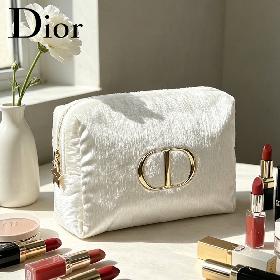 Dior’s Bag White Velvet Travel - Women Fashion Logo review and price