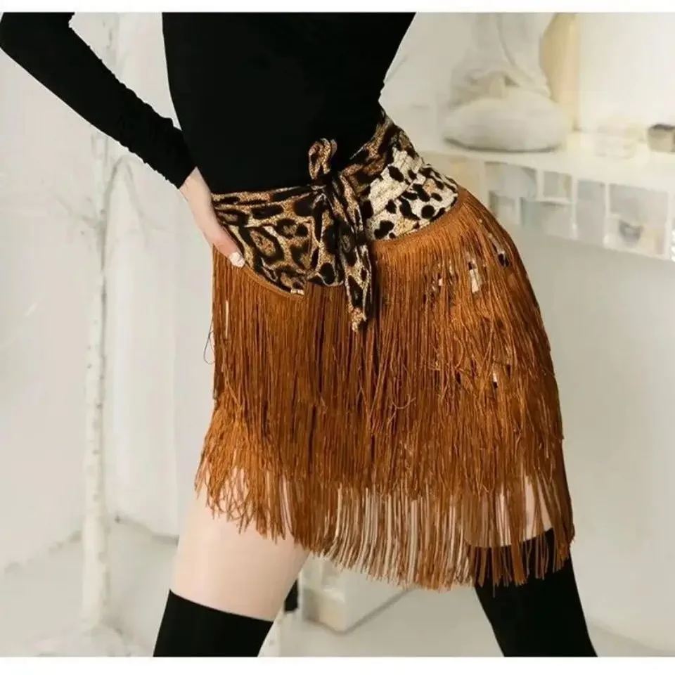 Latin Dance Skirt Leopard Prin - Printed Wrap Skirt review and price
