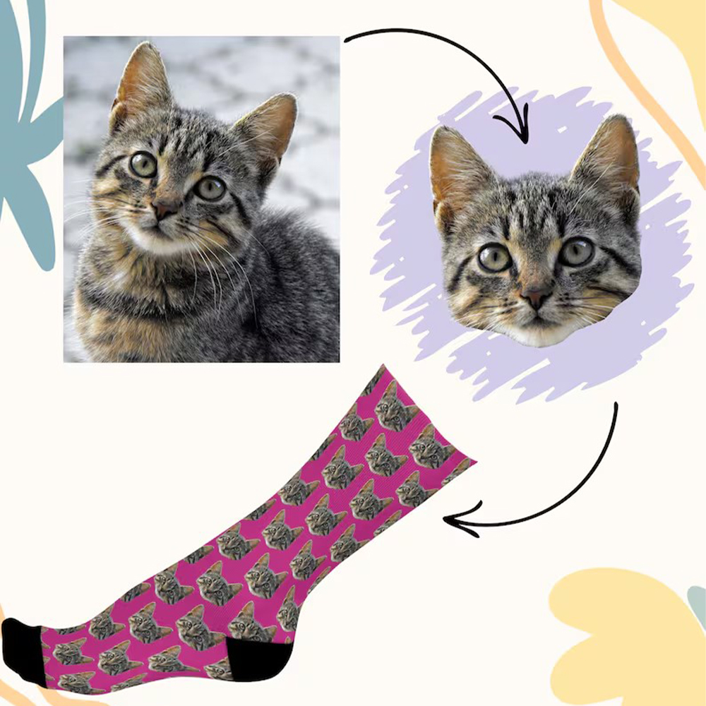 Customize face socks fashion h - Women Fashion Logo review and price