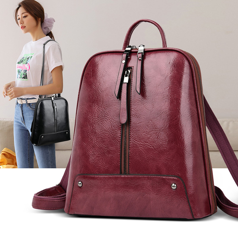 Women Leather Backpack Fashion - Women Fashion Online review and price