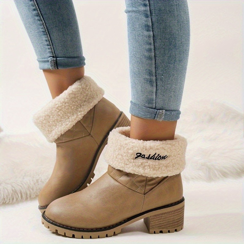 Winter New Foldable Cuff Fleec - Women Fashion Online review and price
