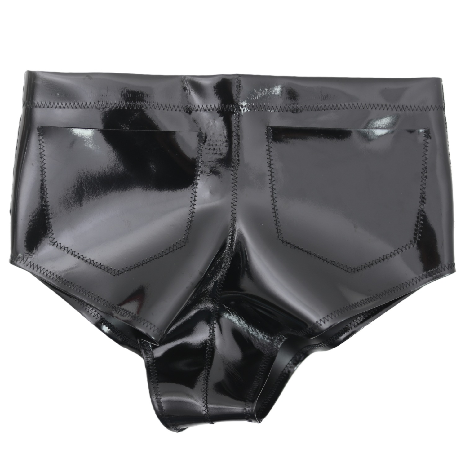 Women Men Glossy Pocket Shorts - Women Fashion Style review and price
