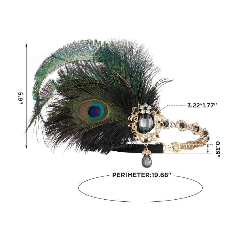 1920s Flapper Peacock Feather  - Women'S Fashion Roaring 20S review and price
