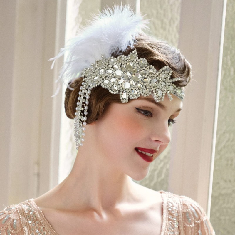 Vintage 1920s Flapper Headband - Women'S Fashion Roaring 20S review and price