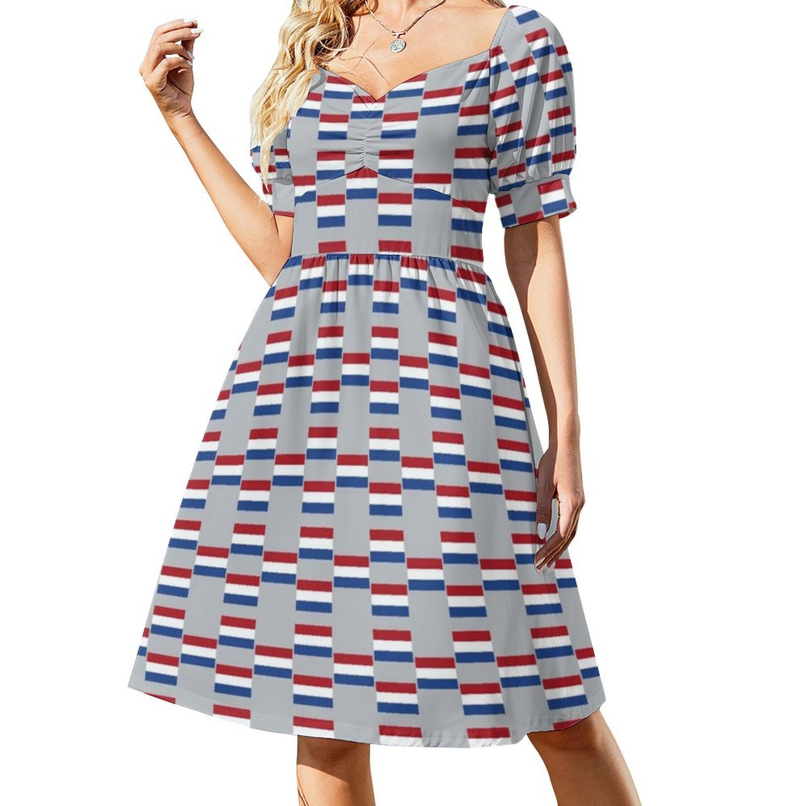 Vlag Van The Netherlands Flag  - Smocked Dress Women review and price