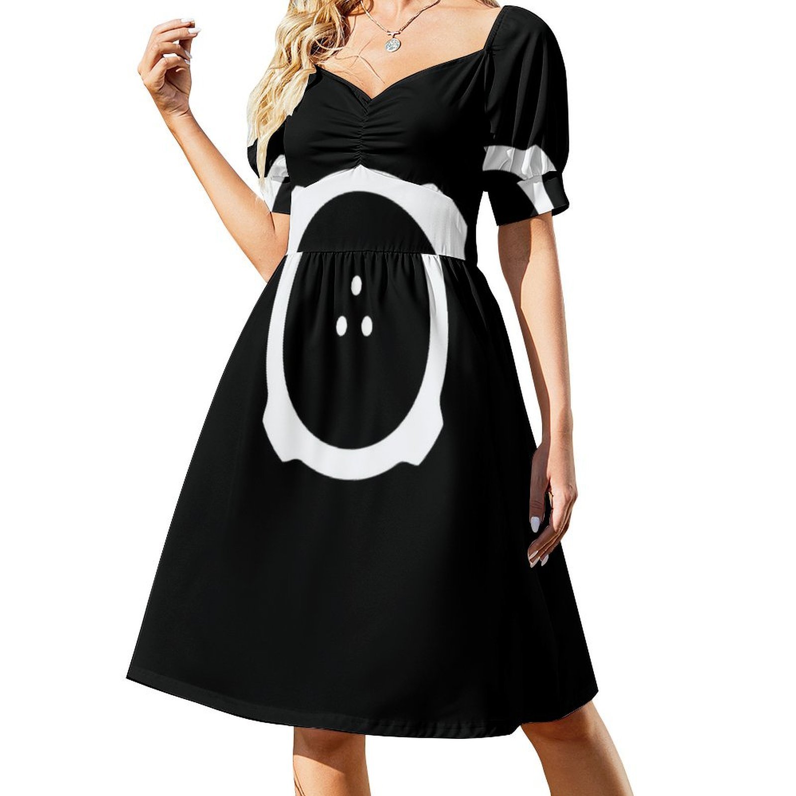 Ghost In The Shell Minimal Des - Smocked Dress Women review and price