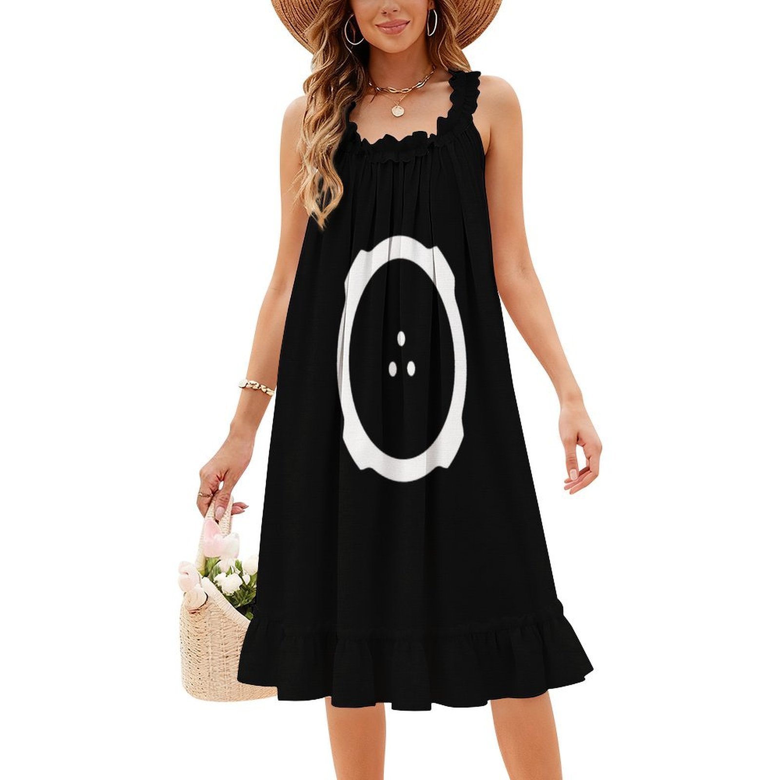 Ghost In The Shell Minimal Des - Smocked Dress Women review and price