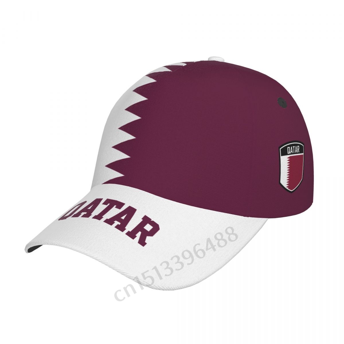 2025 Qatar Flag 3D Soccer Hats - Women Fashion Qatar review and price