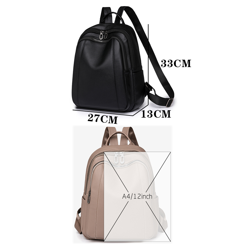 High Quality Leather Backpack  - Women Fashion Online review and price