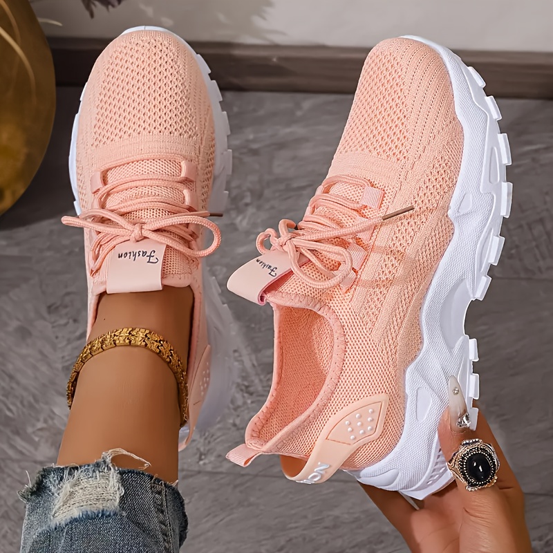 Breathable Knit Sneakers Fashi - Women'S Fashion Gym Shoes review and price