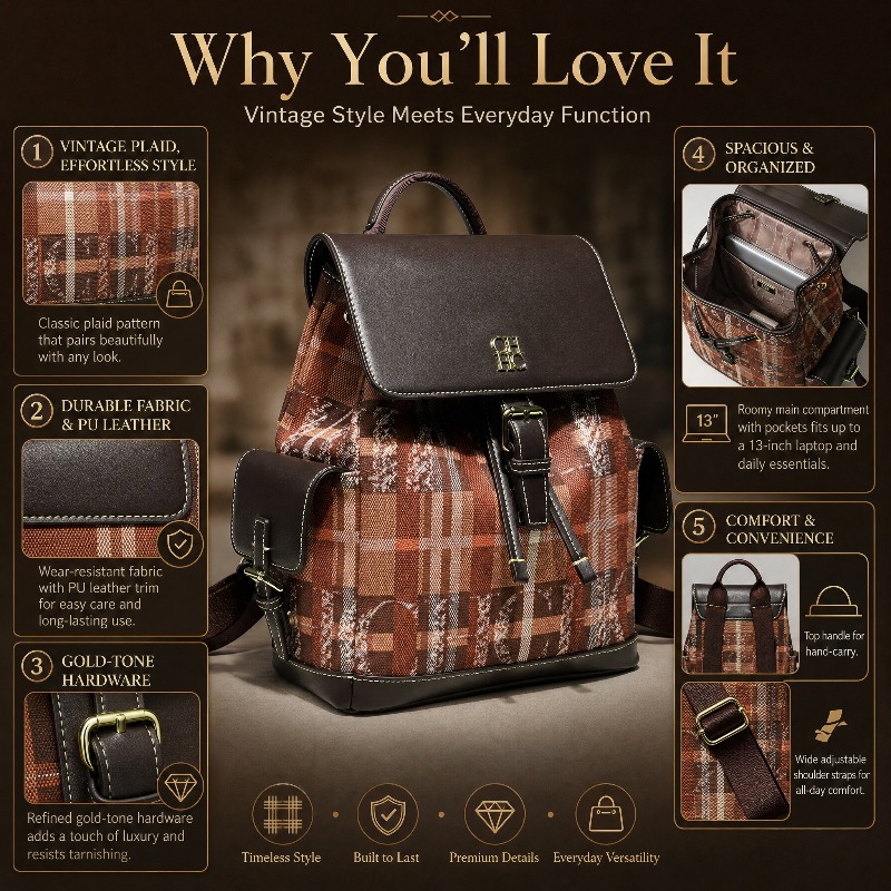 CHHC Fashion Color Block Backp - Women Fashion Style review and price