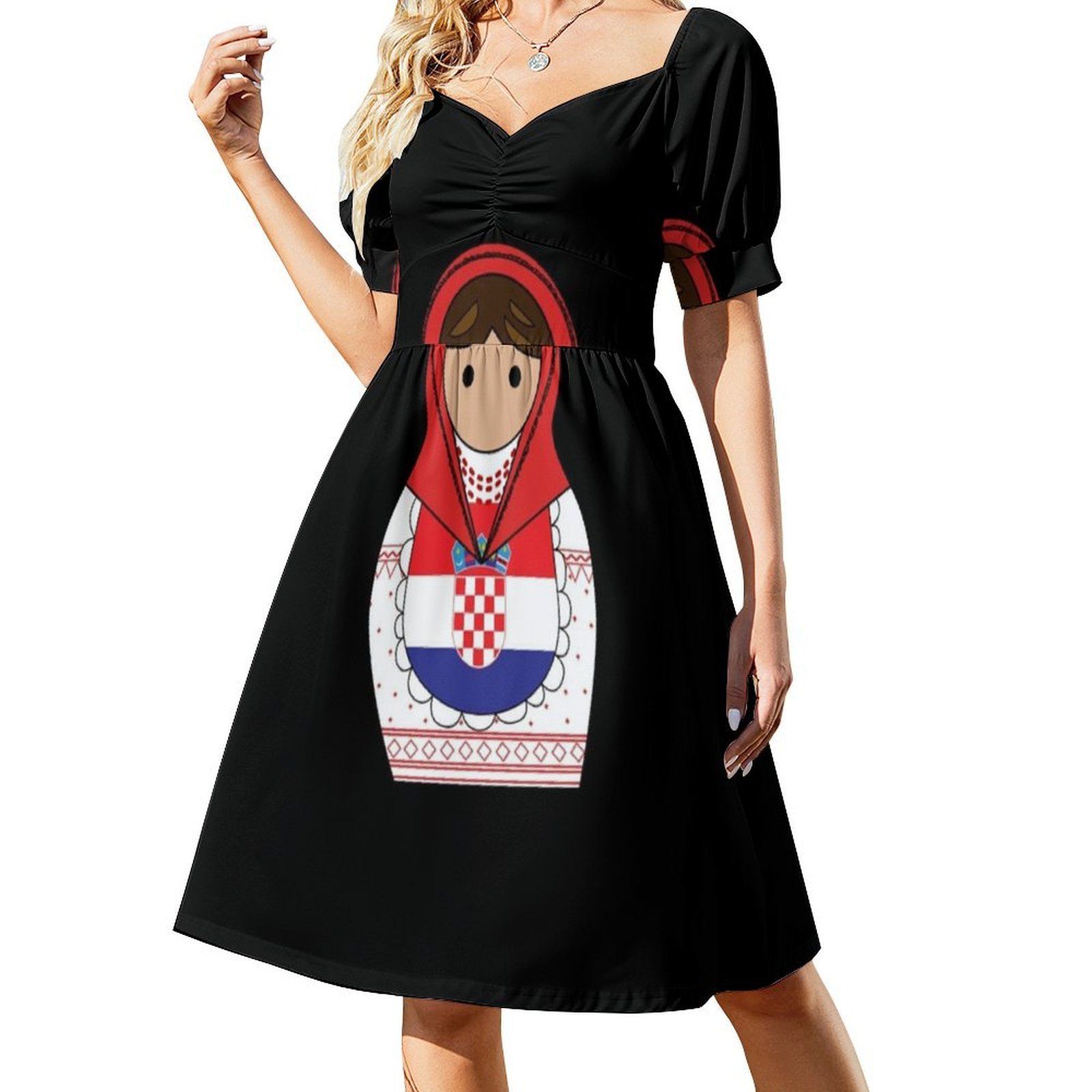 Croatia Matroska Sticker Flora - Smocked Dress Women review and price
