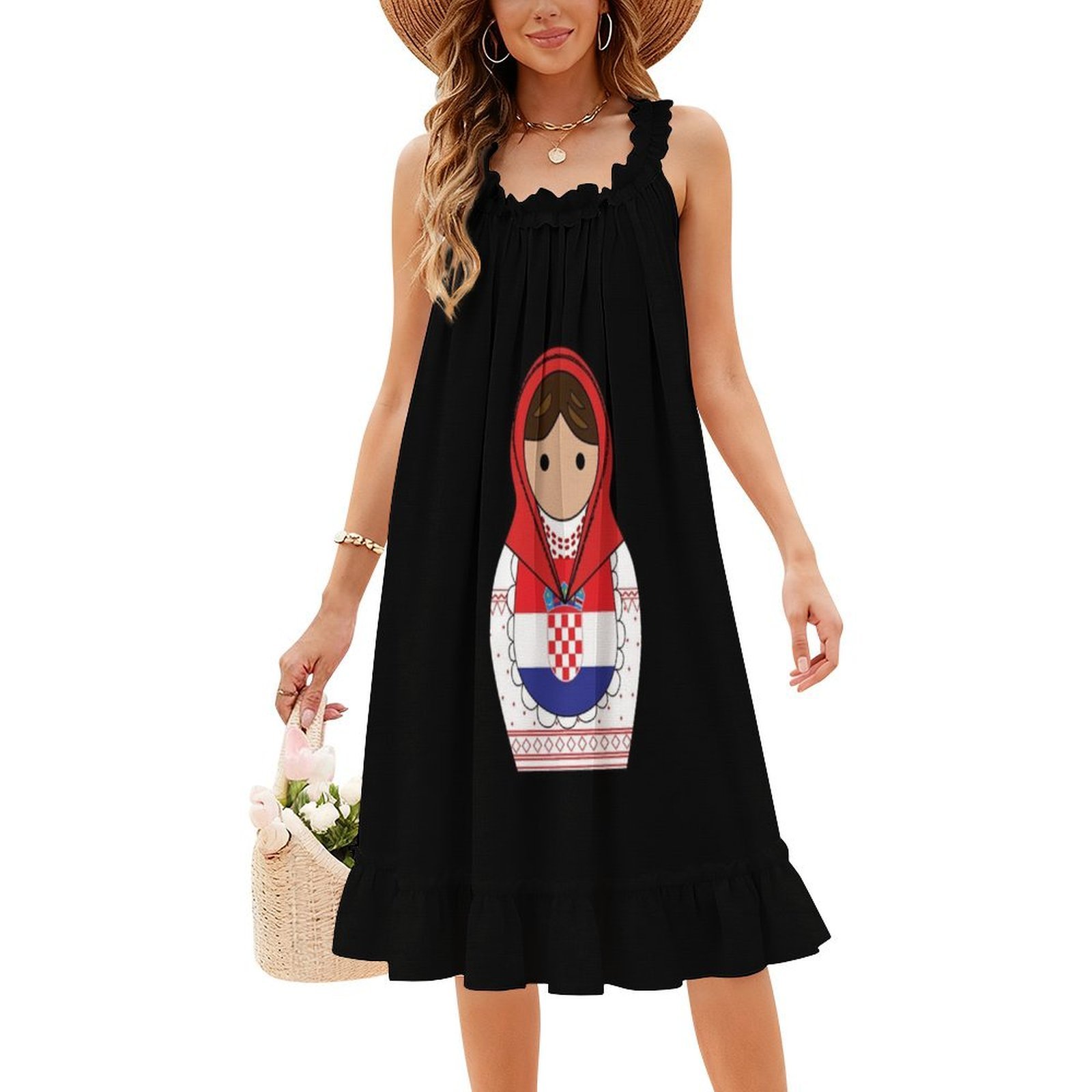 Croatia Matroska Sticker Flora - Smocked Dress Women review and price