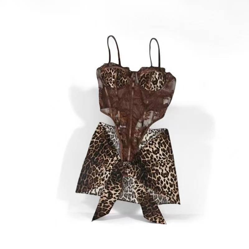 Bar Girl Sexy Leopard Print La - Printed Wrap Skirt review and price